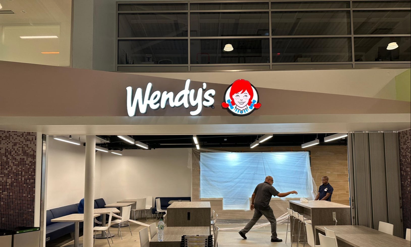 Large-format digital print — storefront branding