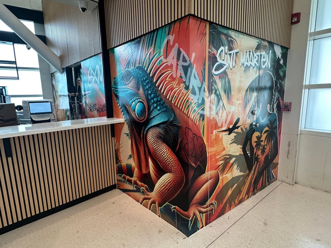 Exterior lettering and mounting